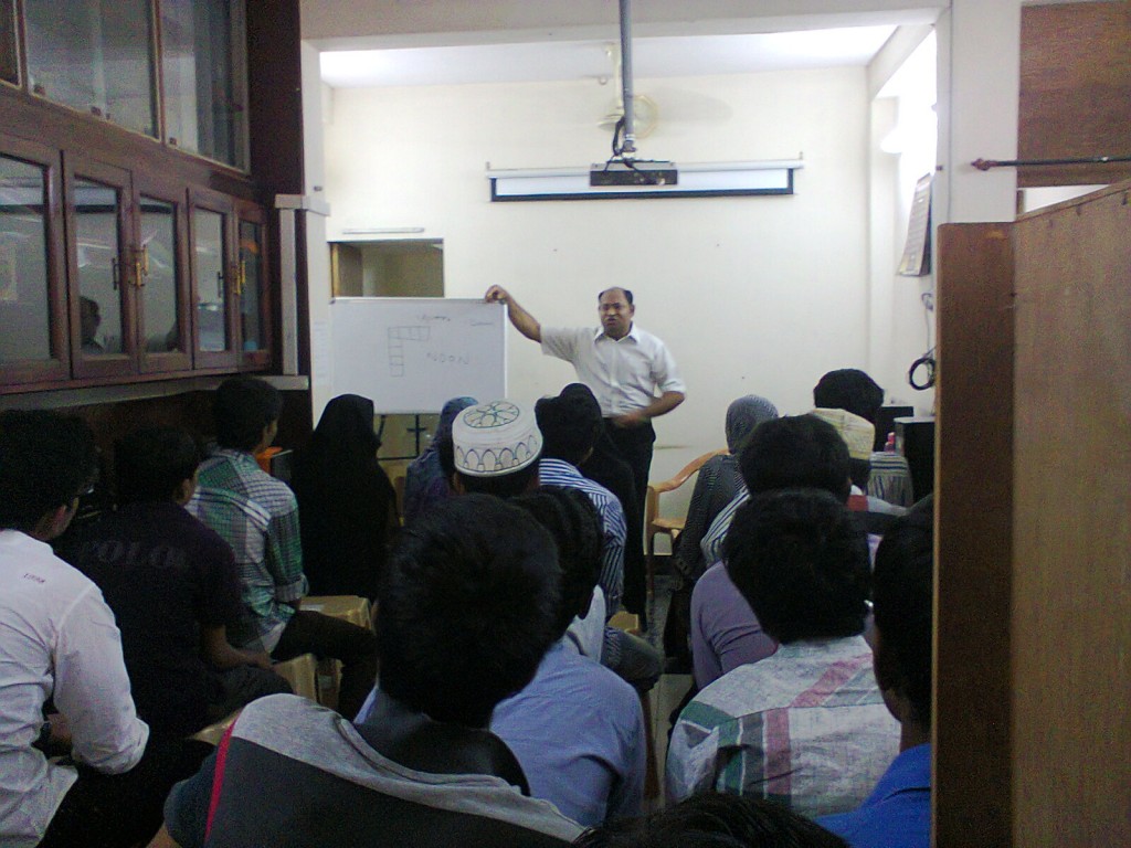 Mr. Ramesh conducting the Workshop